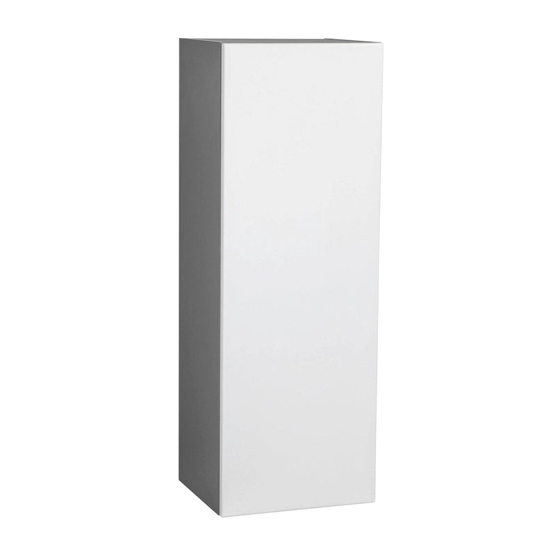 Meuble haut à porte unique avec étagère réglable Blanc cassé Transparent Noir Marron Blanc Gris