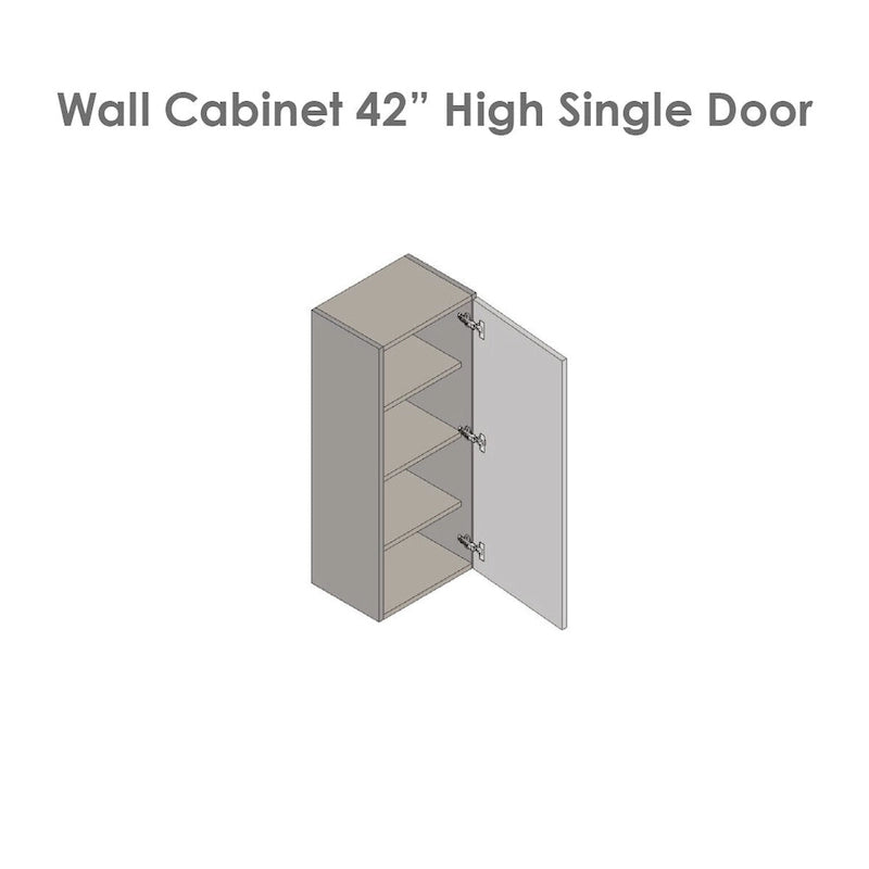 Meuble haut à porte unique avec étagère réglable Blanc cassé Transparent Noir Marron Blanc Gris