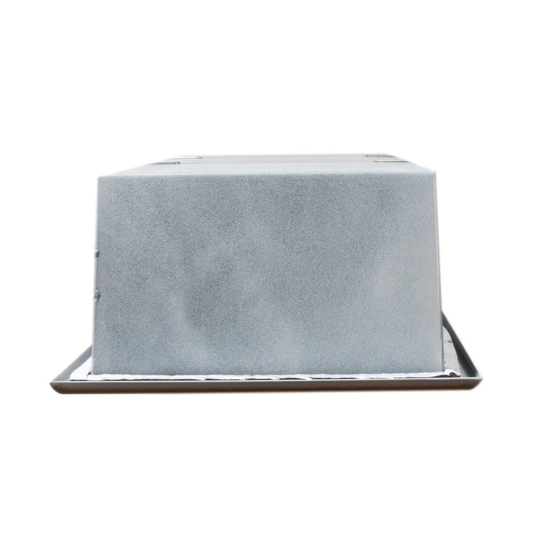 Niche de douche encastrée verticale triple étagère en acier inoxydable blanc mat 8 x 36